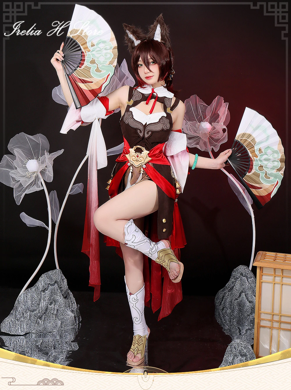 Irelia H Store Tingyun from Honkai Star Rail Serval Tingyun Cosplay Costume Game Cosplays sexy idol dress female