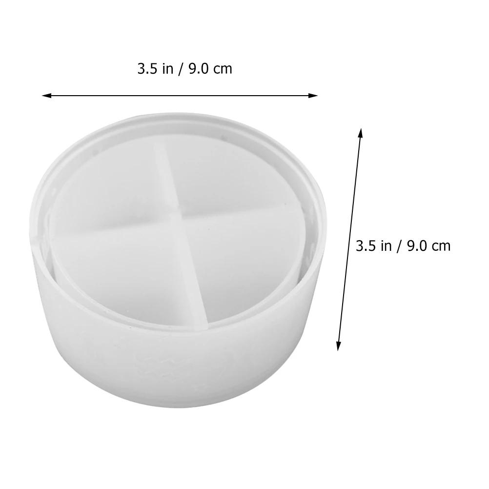 

Creative Crystal Epoxy Silicone Mold Pattern DIY Craft Reusable Jewelry Storage Box Manual Mold Fadeless Washable