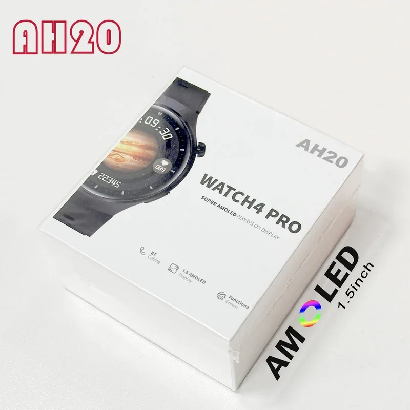 Android Digital Watch 1.5Inch Amoled Screen Pulseras Mujer 2024 Pk Gts4 Smartwatch Men Health Notifications Voice Assistant