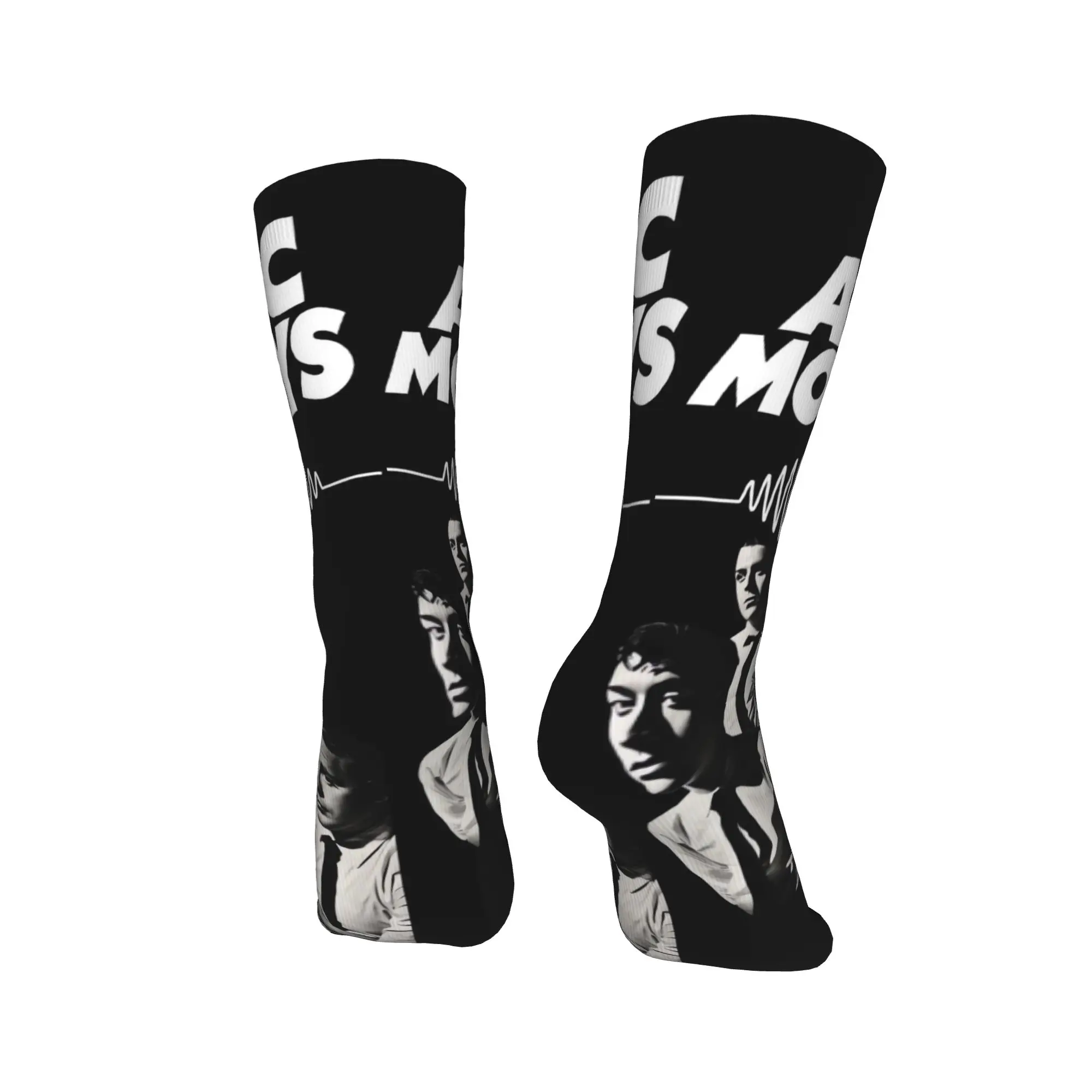 Rock Band Arctic Monkeys Socks  Retro Stockings Winter Non Slip Adults Men Socks Warm Soft Graphic Running Socks view 4