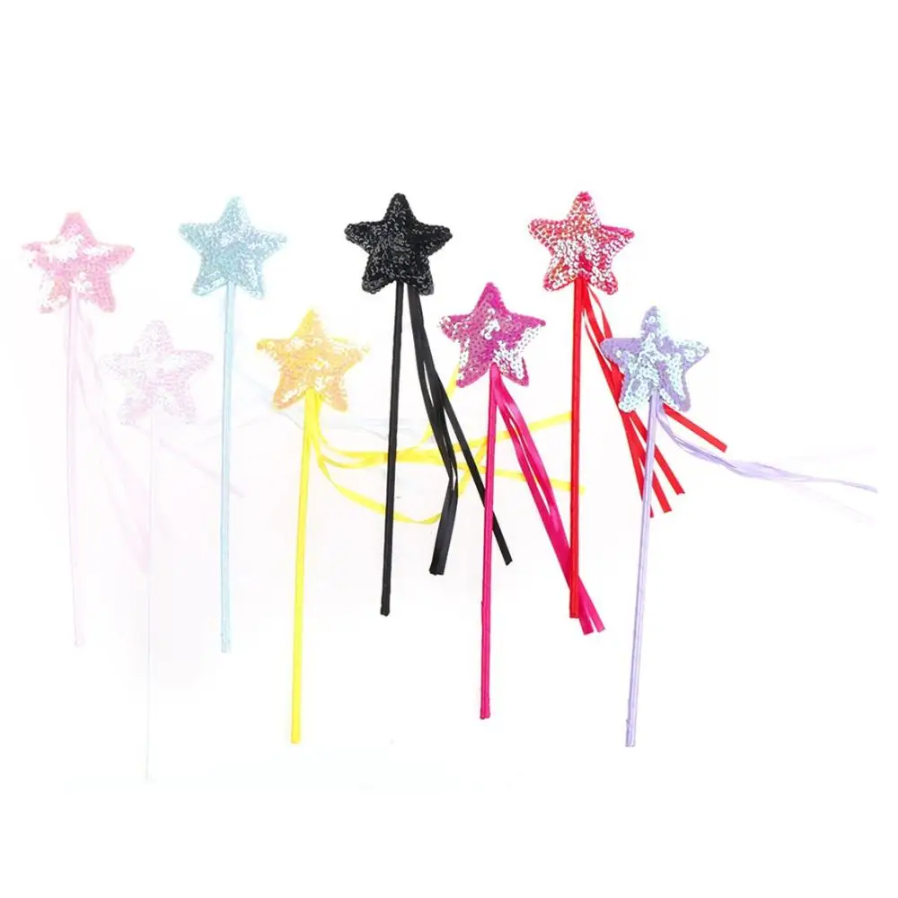 Five Pointed Star Fairy Wand Kids Magic Stizh Party Princess Cosplay Props