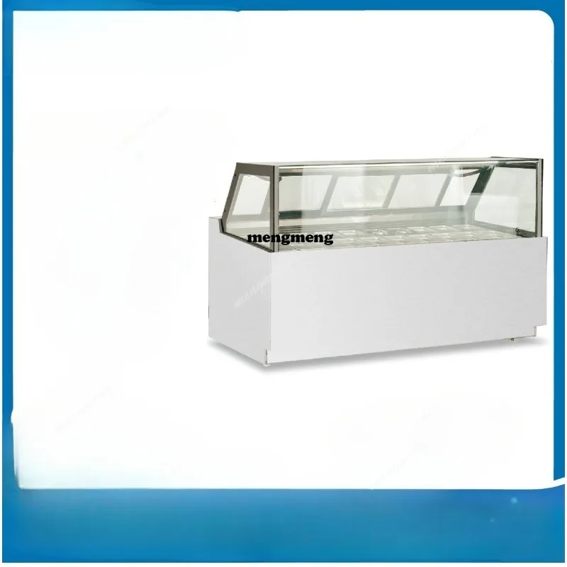 

Трехслойный холодильный шкаф для мороженого с закаленным стеклом, витрина для мороженого с LED-подсветкой, шкаф для сохранения свежести