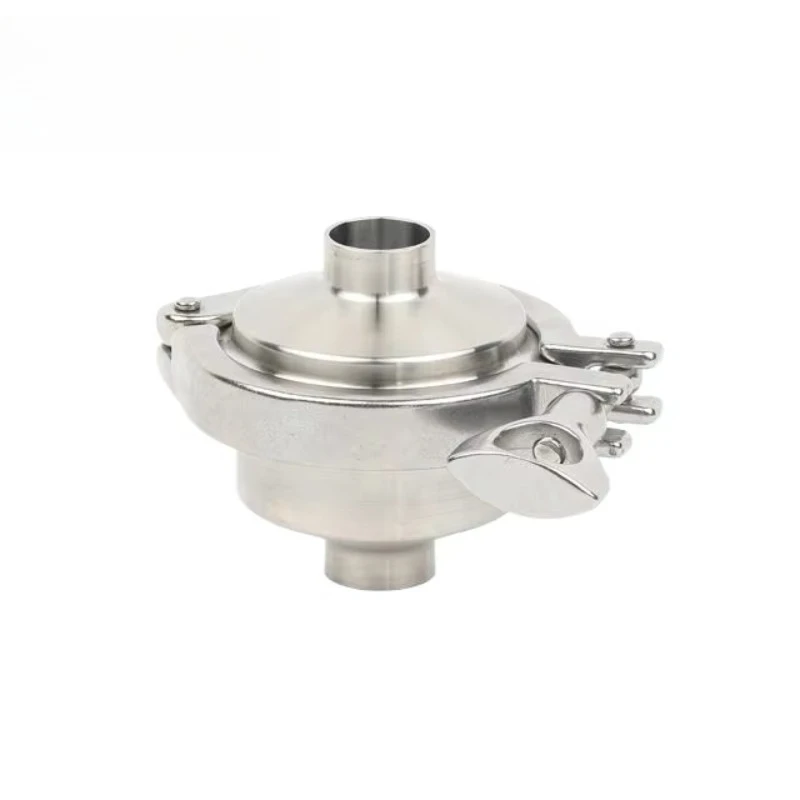 صمام فحص الصرف الصحي الصحي الصحي من الفولاذ المقاوم للصدأ الملحوم من جانب واحد Ss316l لصناعة الزيت والغاز