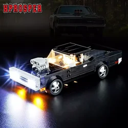 LED Light for 76912 Speed Champions Fast & Furious 1970 Dodge Charger R/T Decorative Lamp (Not Include Lego Building Blocks)