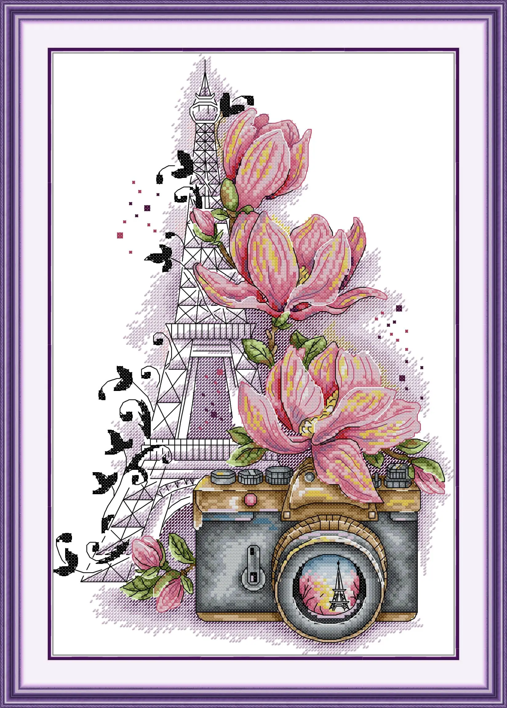 

Maydear Full Cross Stitch Kit,11CT/14CT/16CT/9CT Aida Fabric,DMC Threads Sewing Pattern Embroidery Set-Shoot