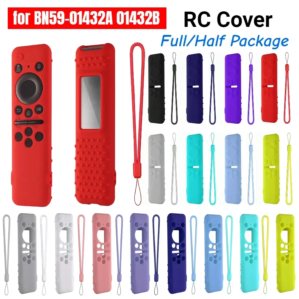 Silicone TV Remote Control Case Protector Case Cover For SAMSUNG BN59-01432A 01432B for Samsung 8K Neo QLED HDR Smart TV