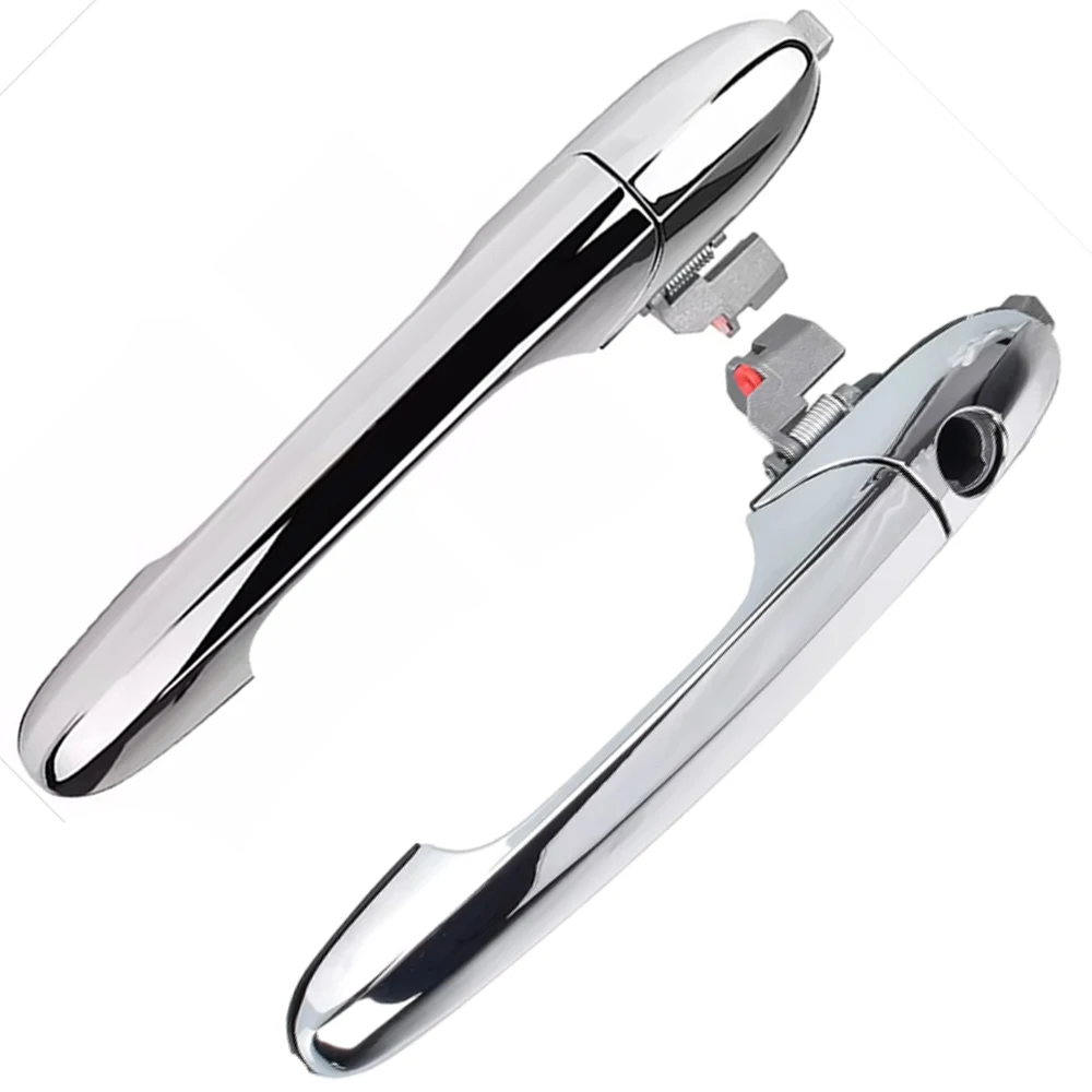 Chrome Car Exterior Door Handle Front Left/Right For Fiat 500 2012 2013 2014 2015 2016 2017 2018 2019 68069943AB 68069942AB