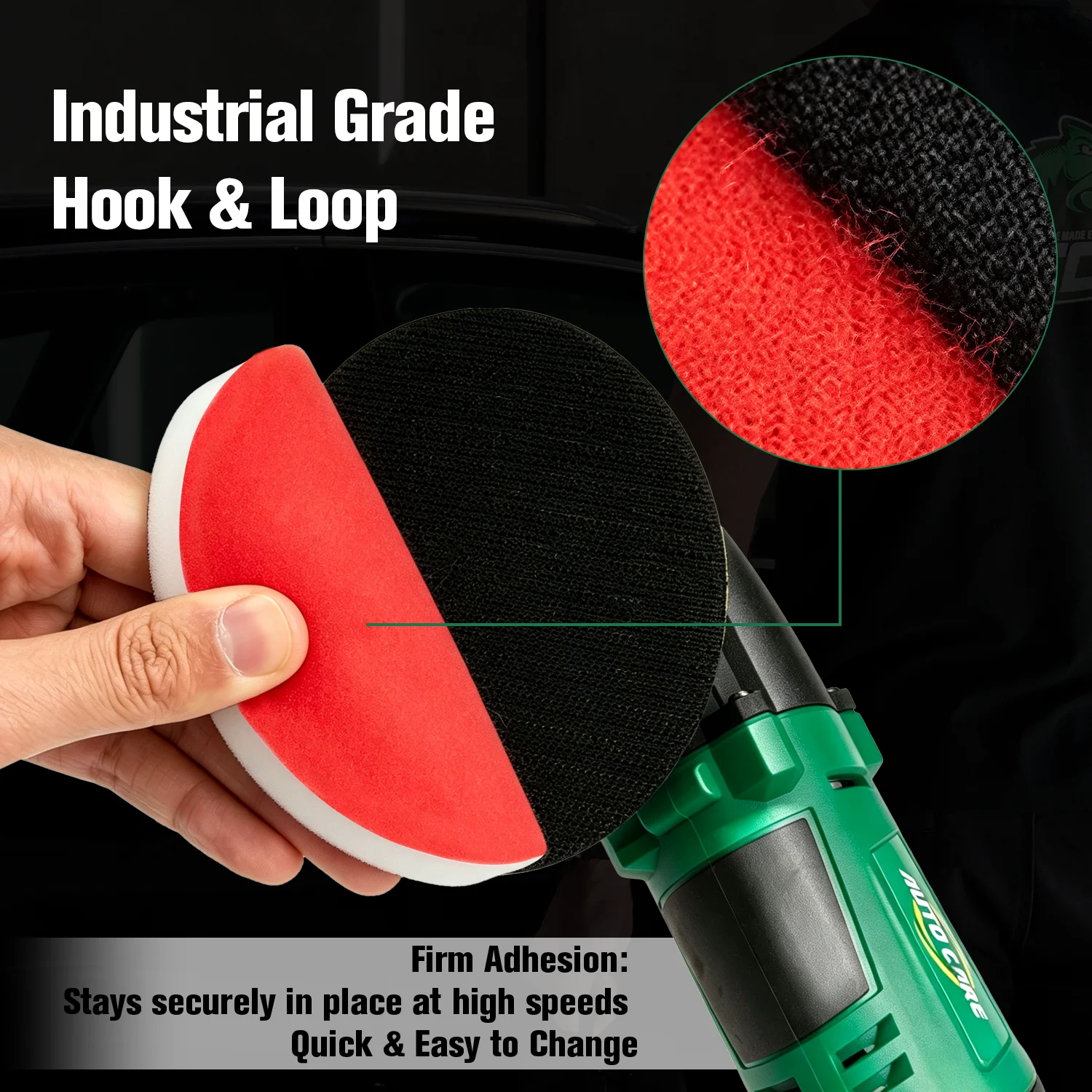 BATOCA 12Pcs 3 Inch Mesh Sponge Foam Sanding Discs Wet Dry Hook Loop 600-3000 Grit Car Polish Headlight Restoration Pad view 6