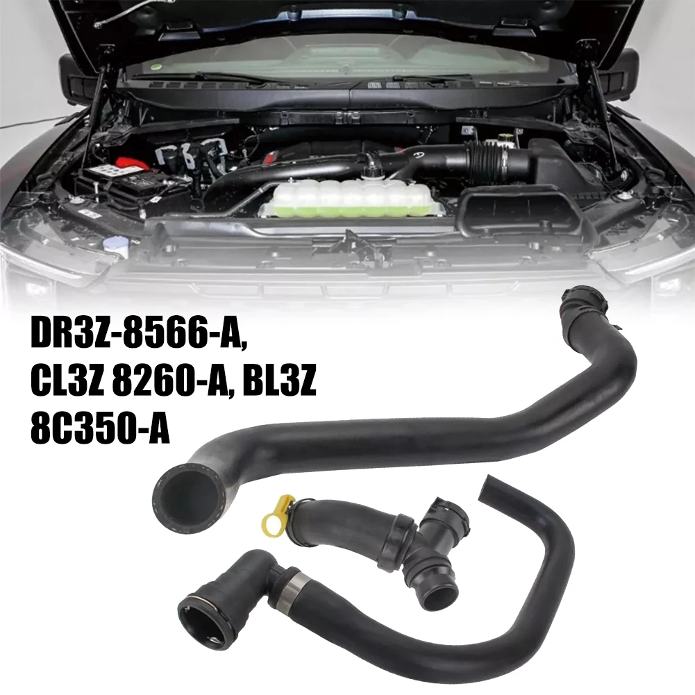 

Complete Radiator Hose Assembly for Ford F150 5 0L (2011 2020) Includes Upper and Lower Hoses with T Connector