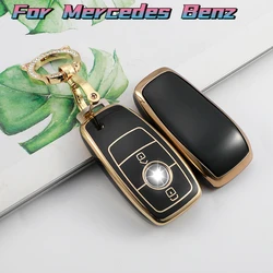 Fashion TPU Car Remote Key Case Cover Shell For Mercedes Benz A C E S G Class GLC CLE CLA GLB GLS W177 W205 W213 W222 X167 AMG