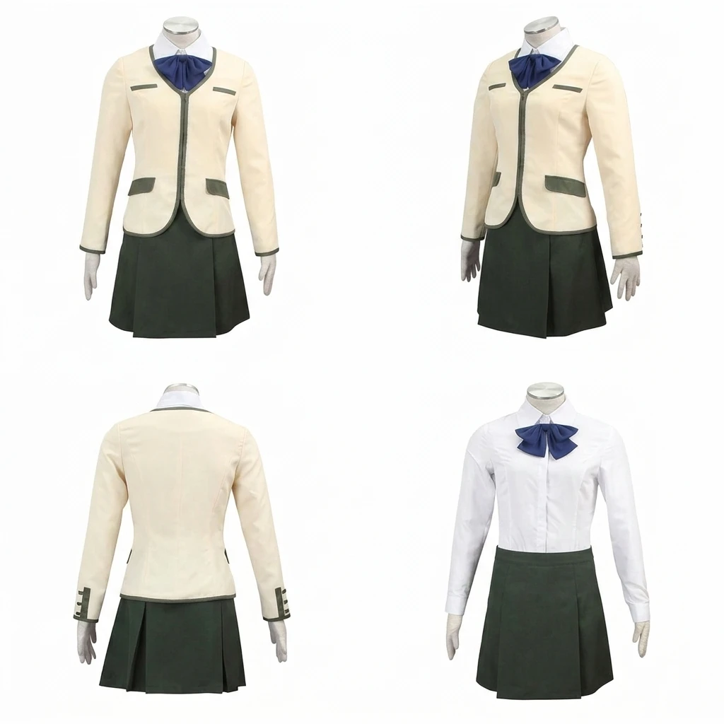 Disfraz de Cosplay de Anime La corda d'oro Fuyuumi Shoko para mujer, vestido JK para Halloween