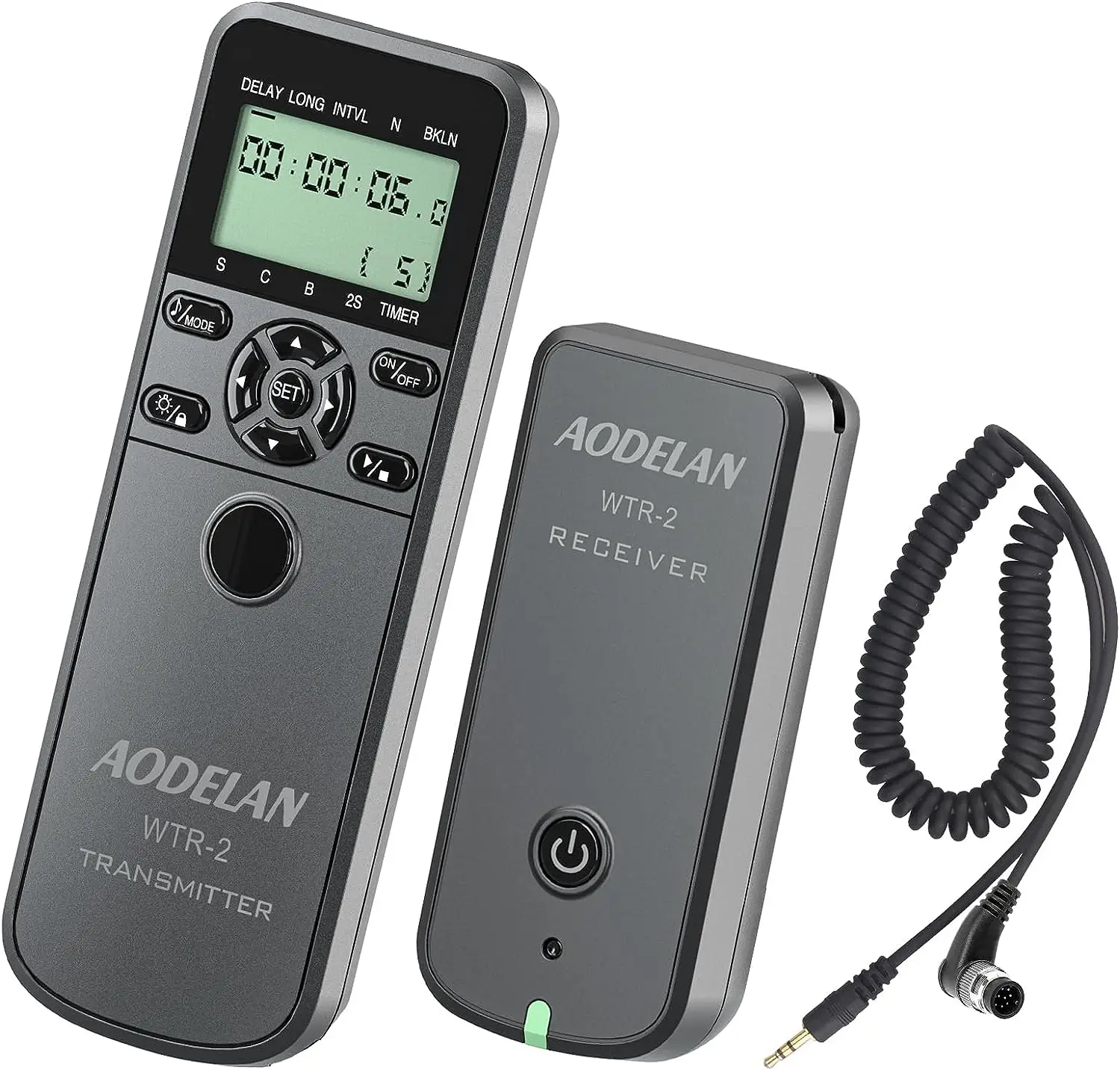 WTR-2 Camera Timer Remote Timelapse Intervalometer Shutter Release For Nikon 10-PIN Z8 Z9 D6 D5 D4 D850 D810 D800 D700 D500 D300