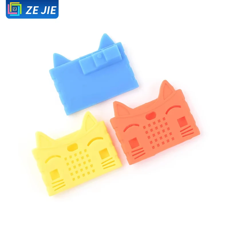 Ze Jie Micro:bit Silicone Case Shell, Micro:bit Mainboard Protective Case, Micro:bit Development Board Enclosure