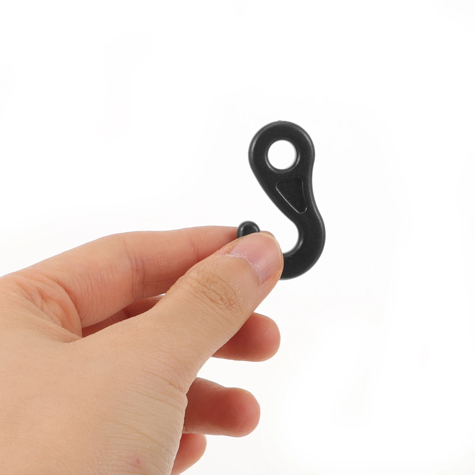 

10 Pcs Tent Hook Outdoor Camping Hooks Pole for Tents Camper Awning Plastic Rope Fixing Buckle Clip