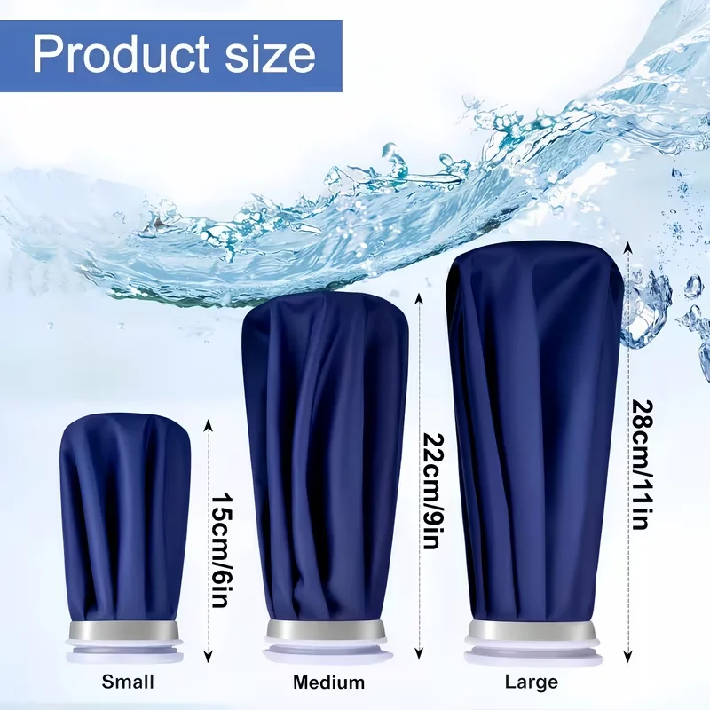 Hot Water Bag for Pain Relief Cold Water for Fever Reusable Ice Bag Pack for Arm Calf Knee Ankle Shoulder Neck Sprained Areas