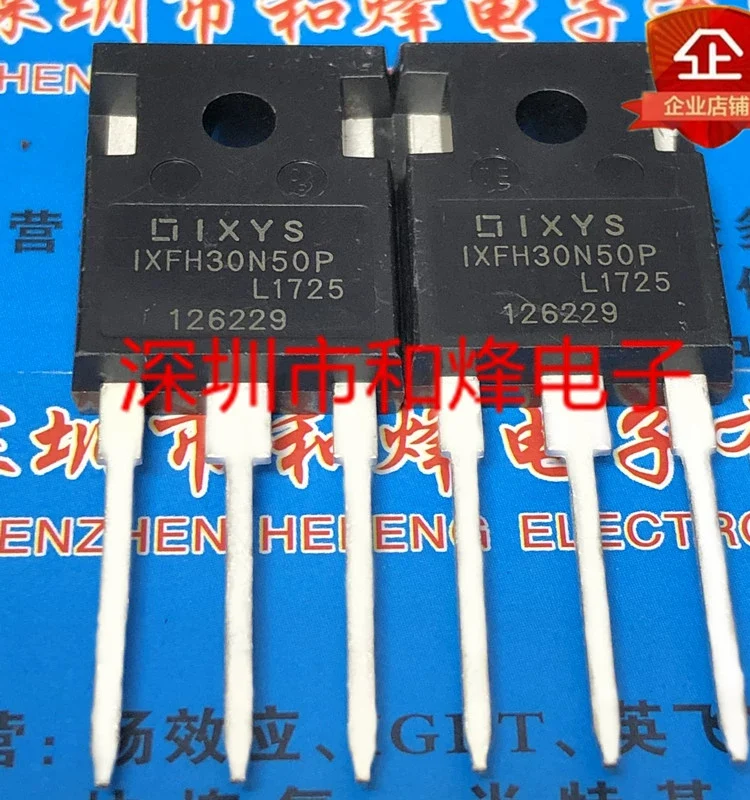 10PCS/Lot IXFH30N50P  TO-247 500V 30A  Imported Original Best Quality In Stock Fast Shipping