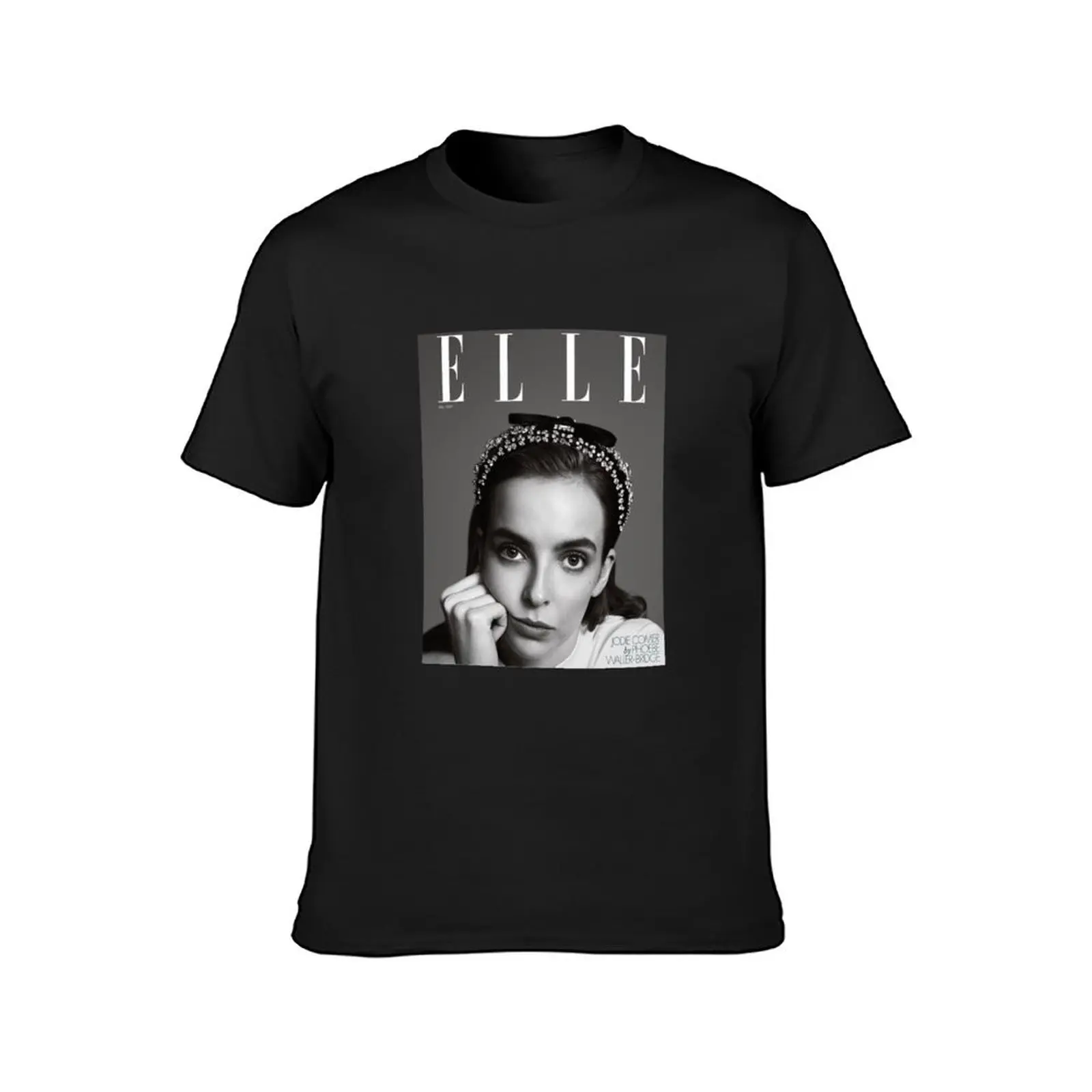 Jodie Comer - Elle T-Shirt vintage animal prinfor boys blacks t shirts for men pack