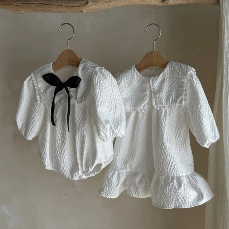 ملابس أطفال جديدة لخريف 2025 من عمر 0 إلى 3 سنوات فساتين أميرات للأطفال الرضع فستان حفلات للفتيات بأكمام طويلة ملابس داخلية للأطفال الصغار #5