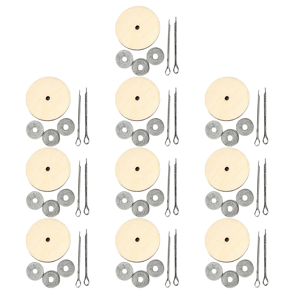 10 Sets Bear Joint Accessories Cotter Pin Joints Making Washers DIY Movable
