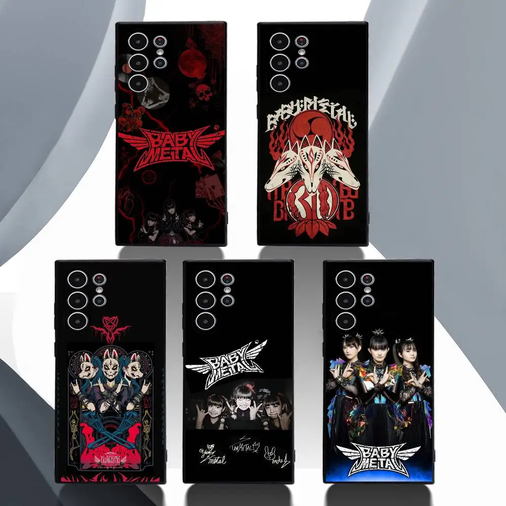 

Famous Heavy Mmetal B-BABYMETAL Phone Case For Samsung Galaxy S25 S24 S22 S23 Ultra S21 S20 Plus 5G Protective Silicone Funda