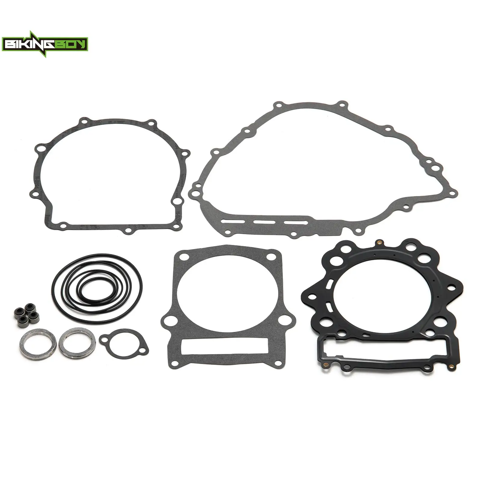 BIKINGBOY Do Yamaha Grizzly YFM 700 2007 2008 2009 2010 2011 2012 Rhino YXR 700 08 09 11 12 13 Zestaw uszczelek głowicy ATV UTV