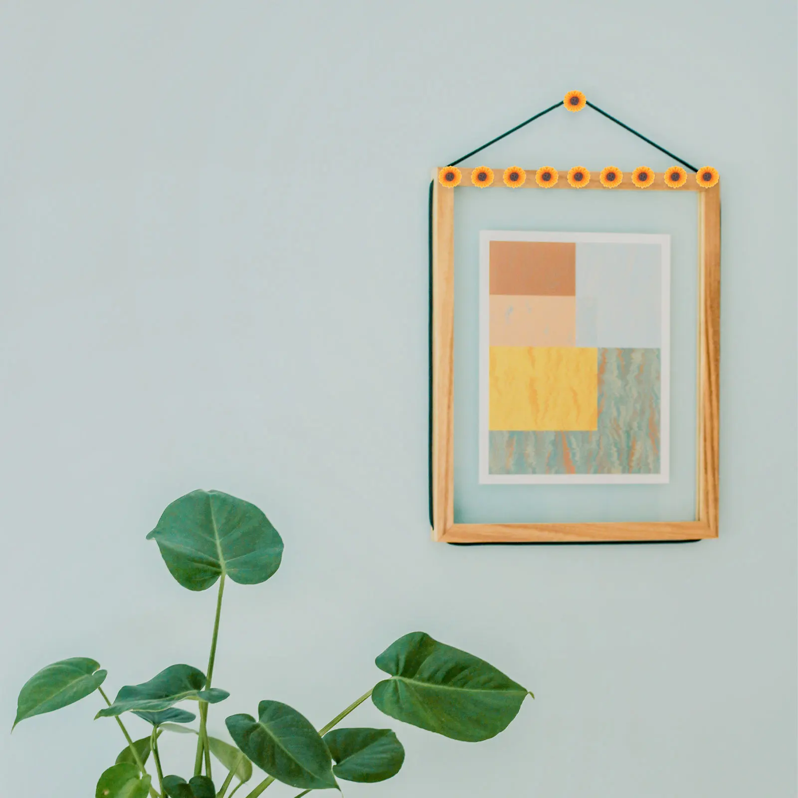 

50pcs Pushpins For Cork Board Sunflower Shaped Thumb Tacks Multi-Function Small Tacks Home Office Decorative Message Board