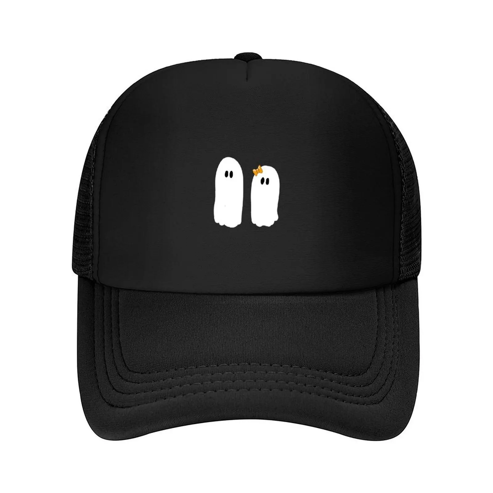

Cute ghost Baseball Cap Trucker Cap Luxury Hat foam party Hat Unique hats Man Women's