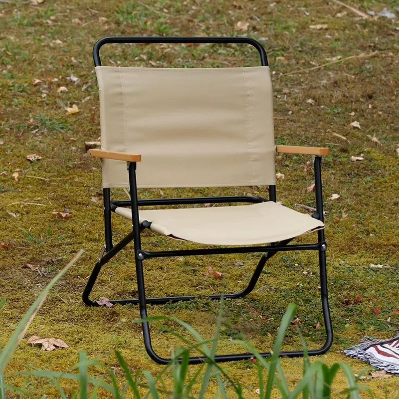 Portable Folding Camping Chair Lightweight Outdoor Fishing Stool Compact Travel Seat for Hiking Picnic Beach Garden Home Use