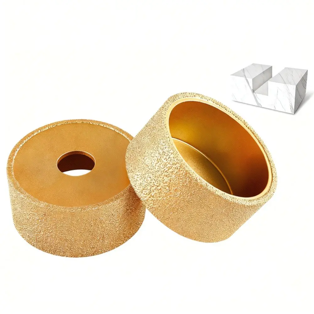 Diamond Brazed Edging Wheel For Angle Grinder Stone Marble Quartz Edge Profiling Chamfering Shaping Milling Tool