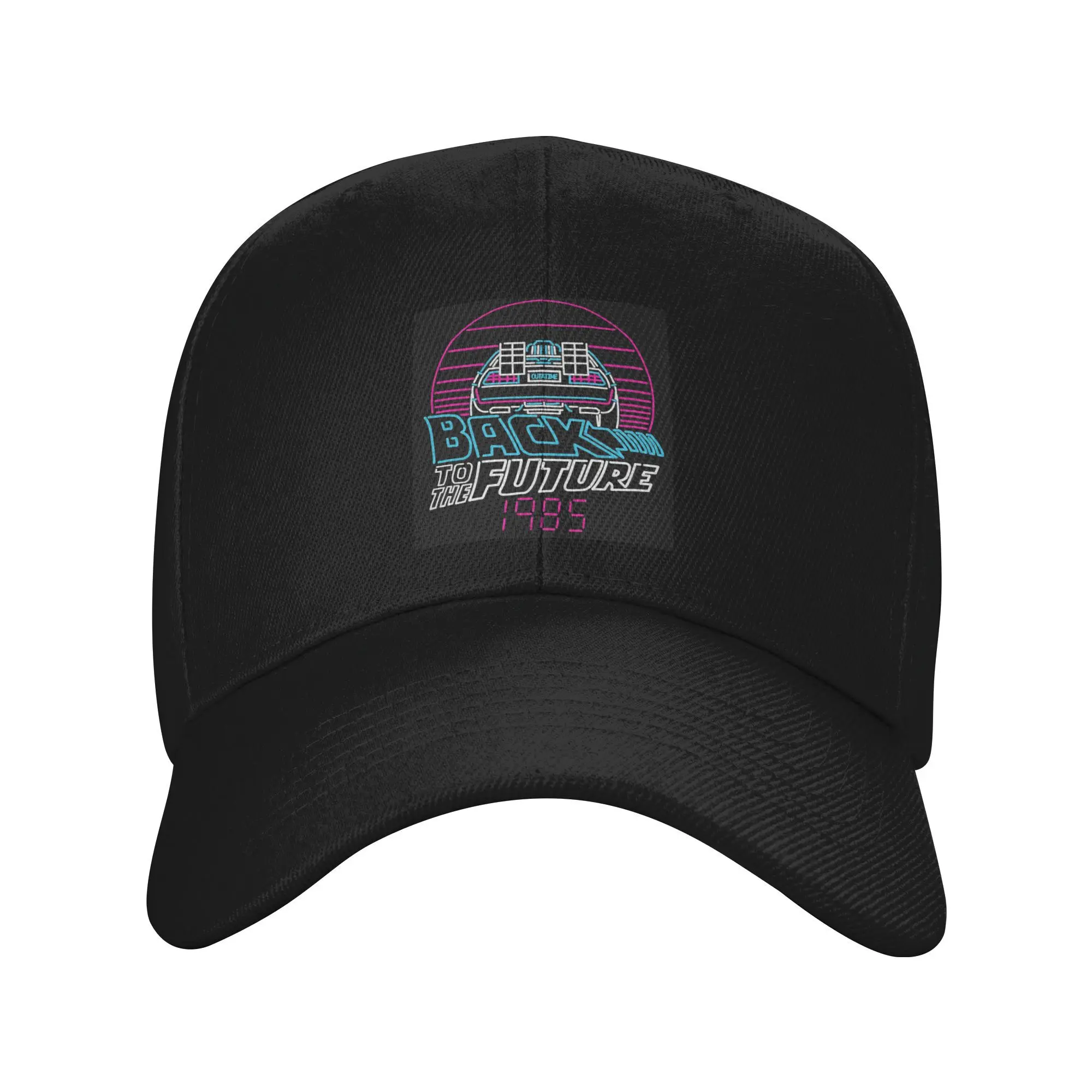 العودة إلى المستقبل 80s Delorean Future 1985 قبعات البيسبول قبعات البيسبول Snapback تنفس عادية Casquette في الهواء الطلق للجنسين