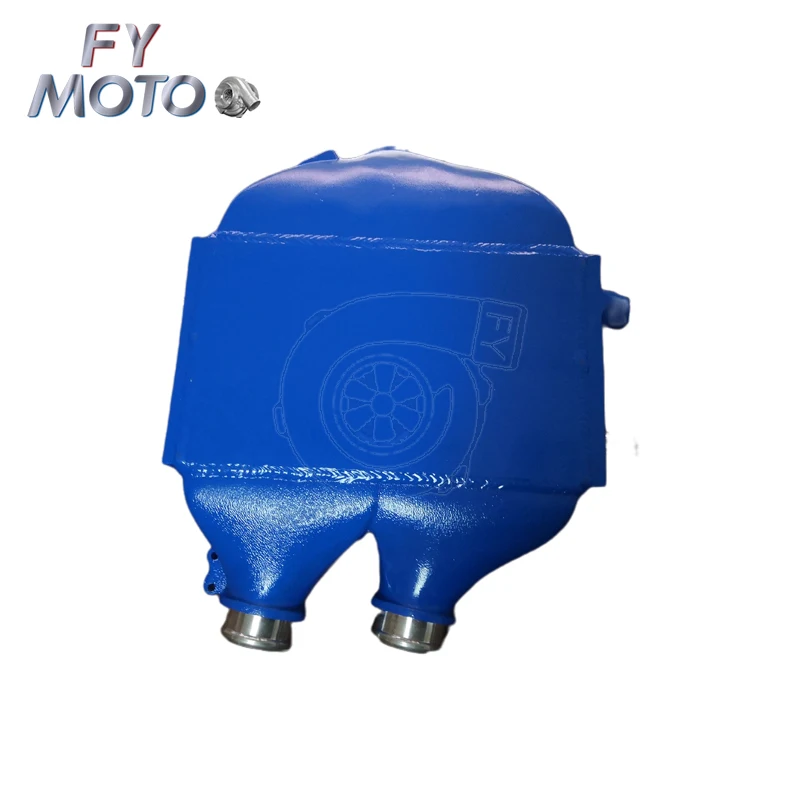 Baking Paint Blue M PERFORMANCE Charge Air Cooler For BMW S55 F80 F82 F83 M3 M4 2014+ - view 4