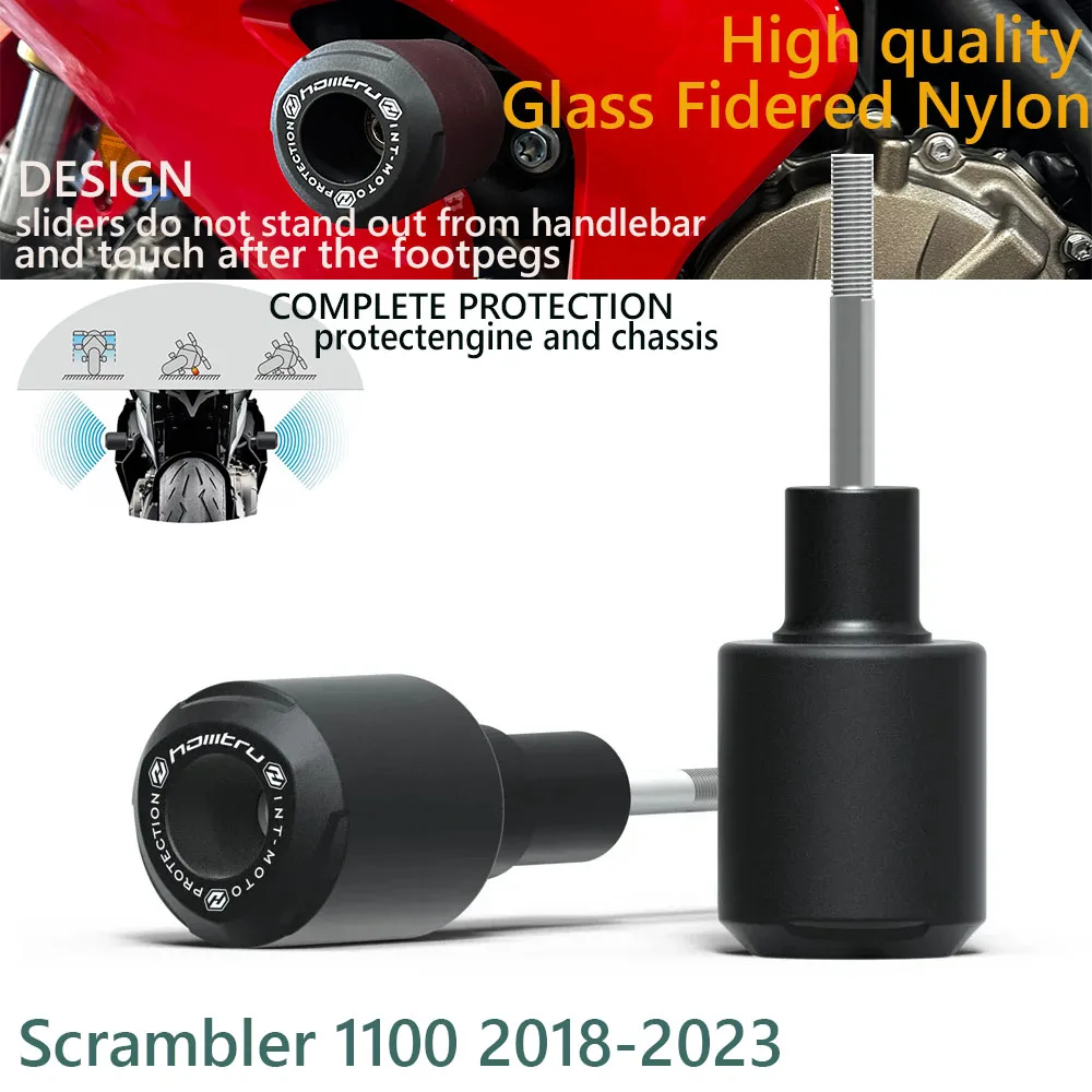 

Higher quality Crash Protection Bobbins Safety protection Drop Protection Balls For Ducati Scrambler 1100 2018-2024