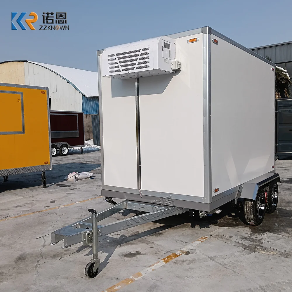 Commercial Portable Cold Storage Trailer Truck Reliable Refrigerated Temperature Control System Trailer for Cold Chain Logistics