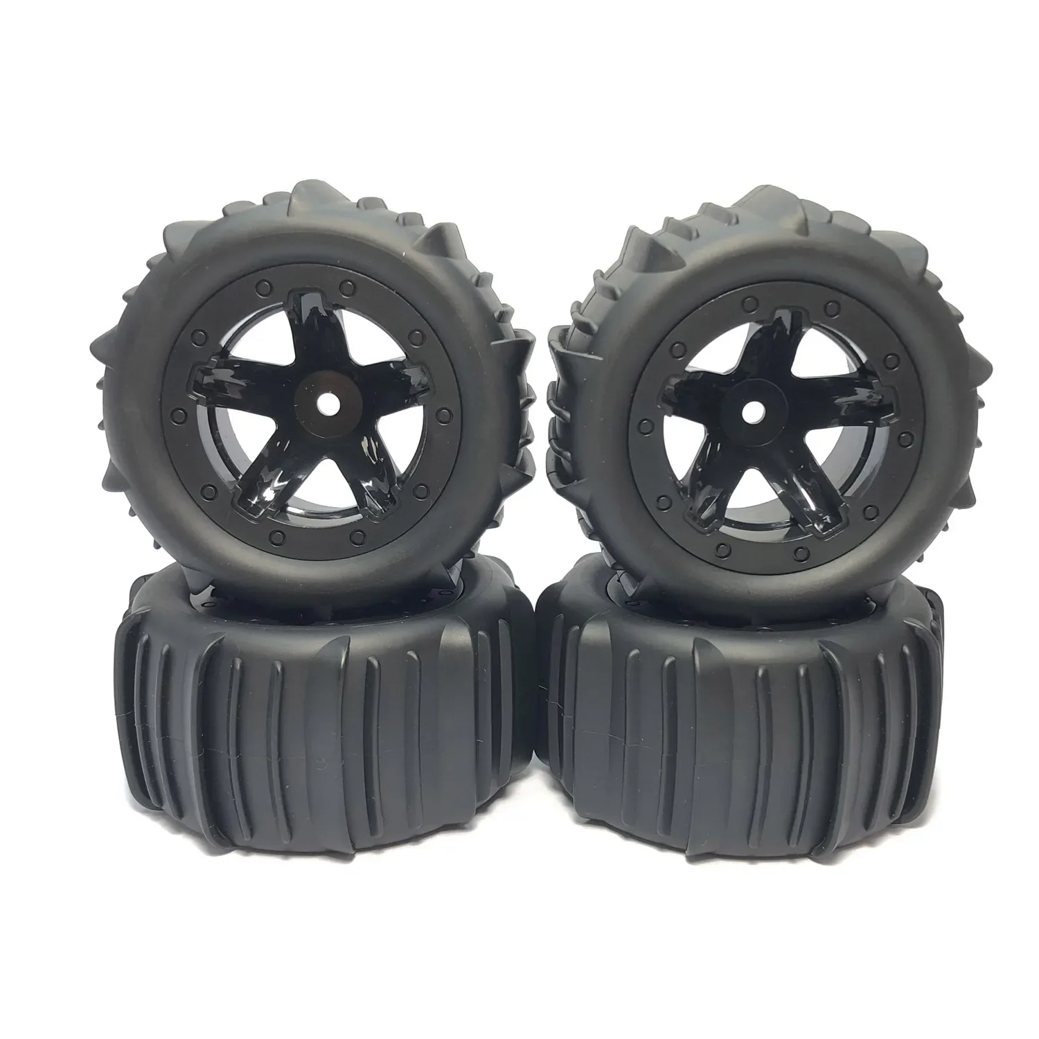 1/16 1/14 1/12 Snow Sand Tires Anti Slip Rubber Tyre for HBX MJX ZWN WPL Off-road Vehicle Smax 1625 Wltoys 144001 124018