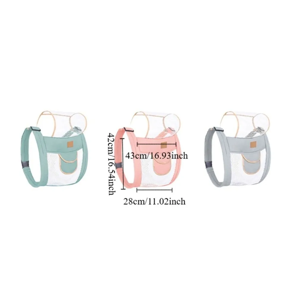 Ergonomische Babytrage Kopfstütze Net Kreuzgurte Neugeborenen Sling Wrap doppelseitig atmungsaktiv Baby Tragetasche Outdoor