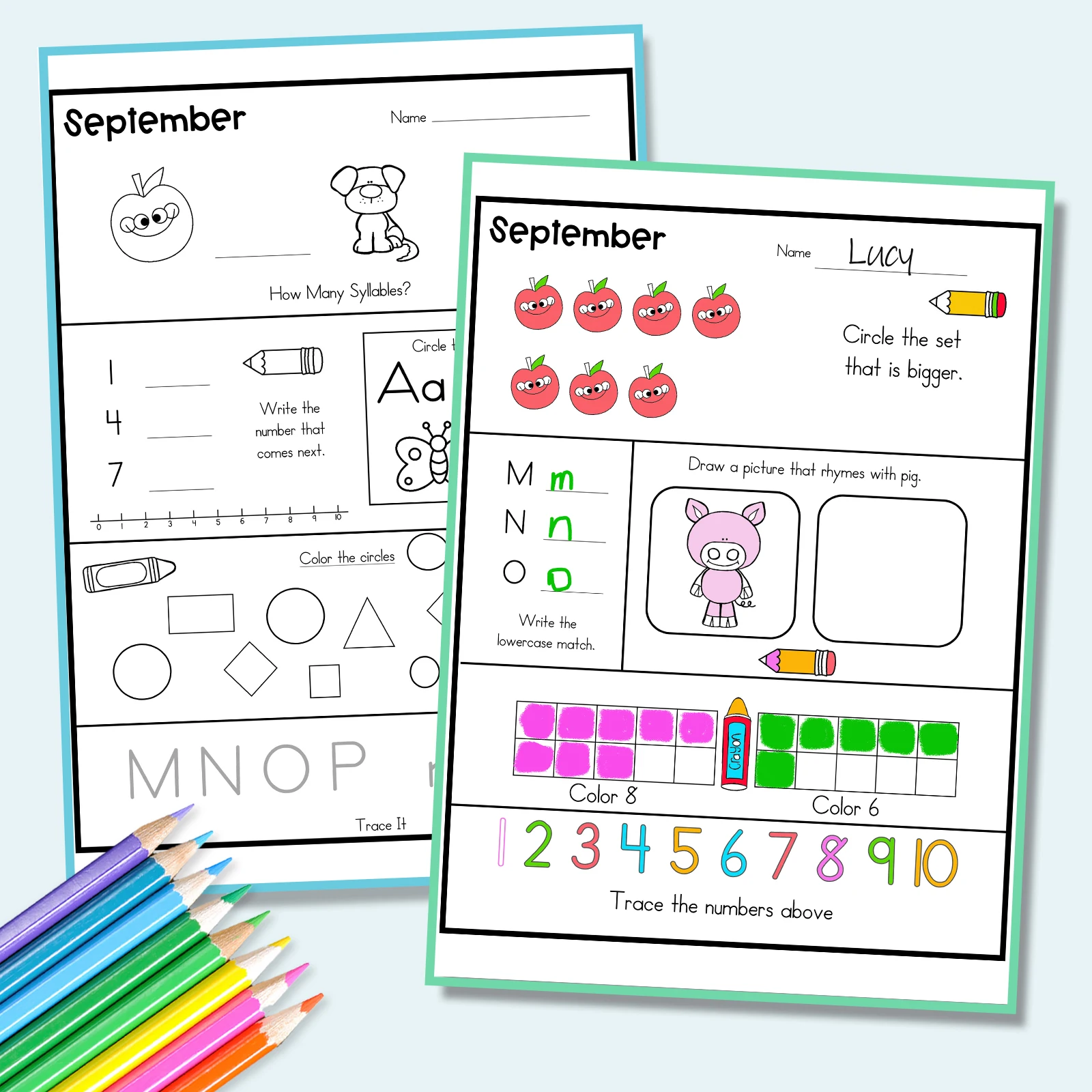 ABC Alphabet Workbook for Kids – Letter Tracing, Writing and Recognition Practice Book