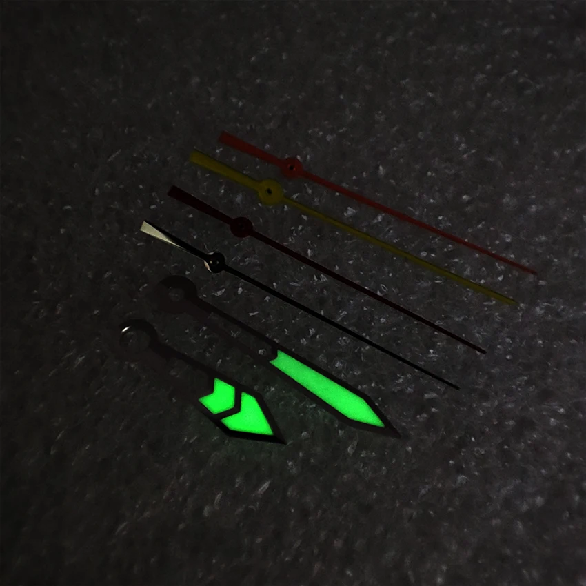 NH35 Hands Mechanical Watch Accessory Green Luminous Hollow Pointer Suitable For NH35/NH36/4R/7S Movements