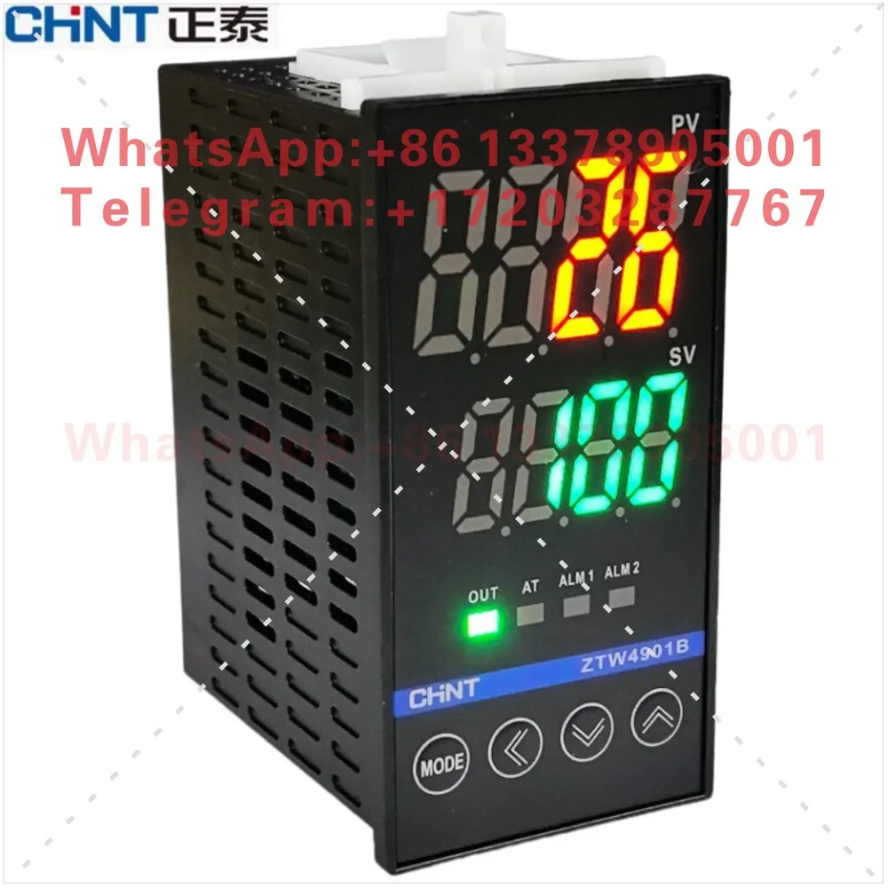 Chint intelligent thermostat ZTW4901B temperature controller relay + solid state dual output, multi-signal compatible