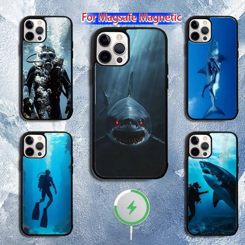 

Diving Phone Case For iPhone 16,15,14,13,12,11,Pro,Max,Plus,Mini,Magsafe,Magnetic Wireless Charging Case