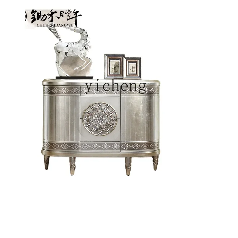 

XL Hallway Hallway Living Room Curio Cabinet French Retro Entrance Hallway Locker