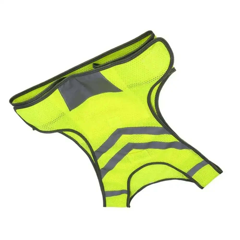 with Storage Bag Reflective Vest Lightweight Waterproof Reflective Safety Jacket High Visibility Night Warning