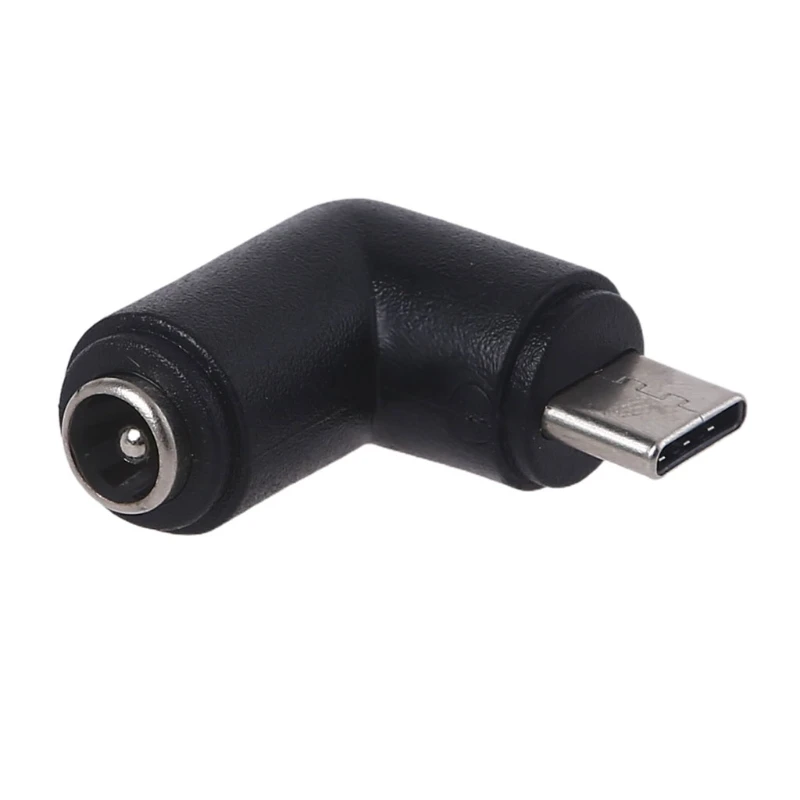 90 Degree USB C Type C Male to for DC 5.5x2.1mm Female Connector Jack Power Adapter Type C 5V Connector Adapters