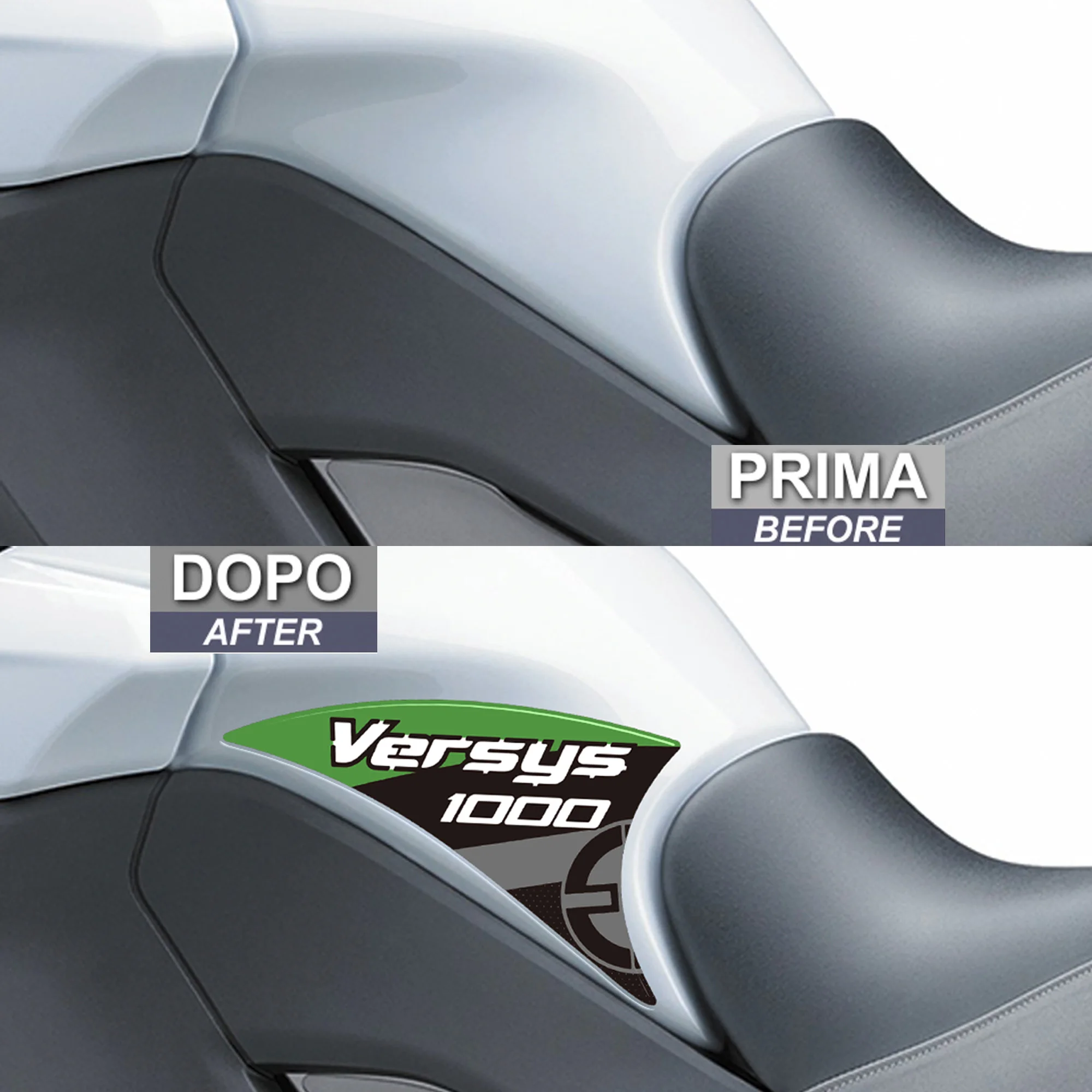 Motorcycle accessories 3D protection Motorcycle stickers packs Compatible with kawasaki versys 1000