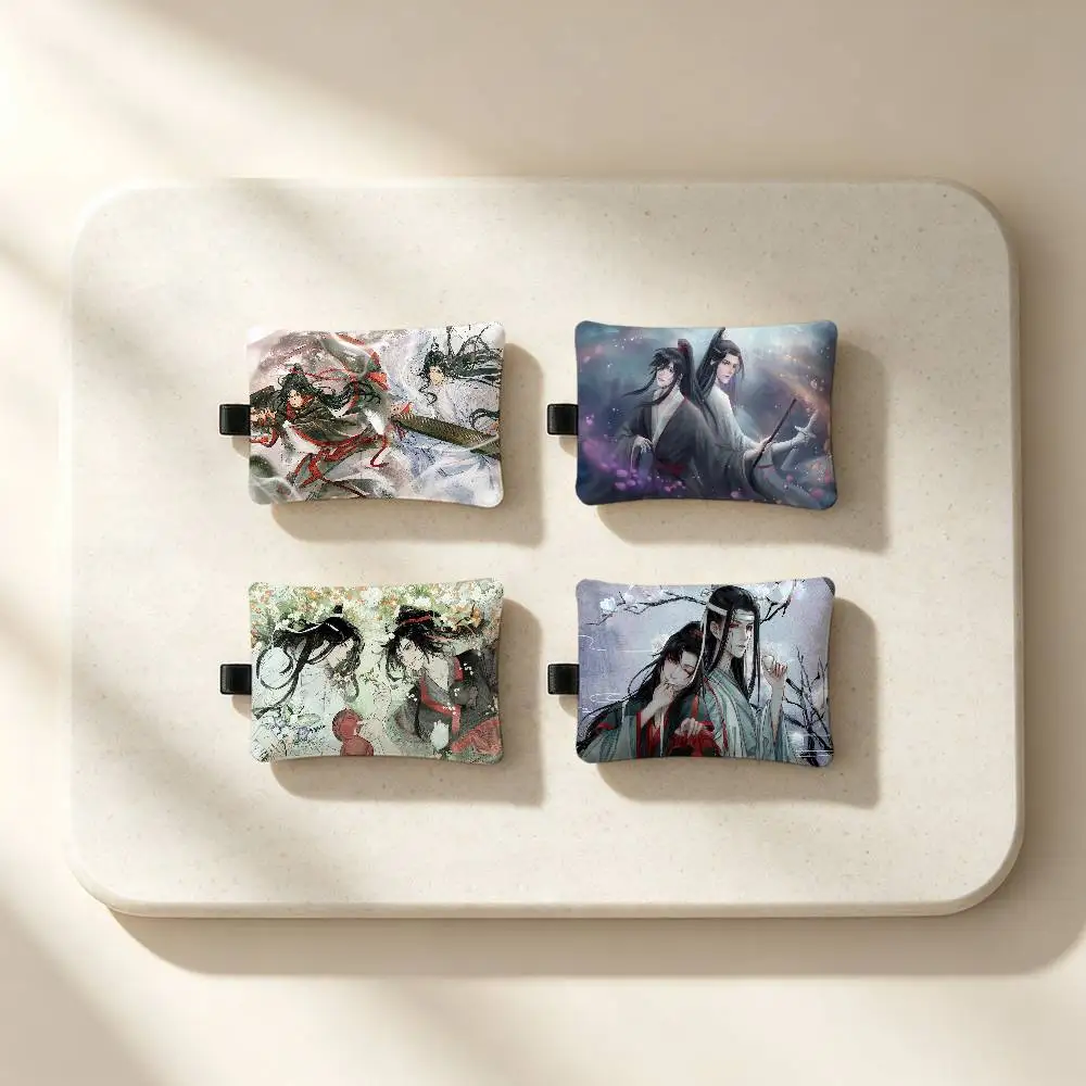 Anime Mo Dao Zu Shi Waterproof Zipper Coin Purse Lightweight Hanging Key Pouch Card Holder For Daily Use