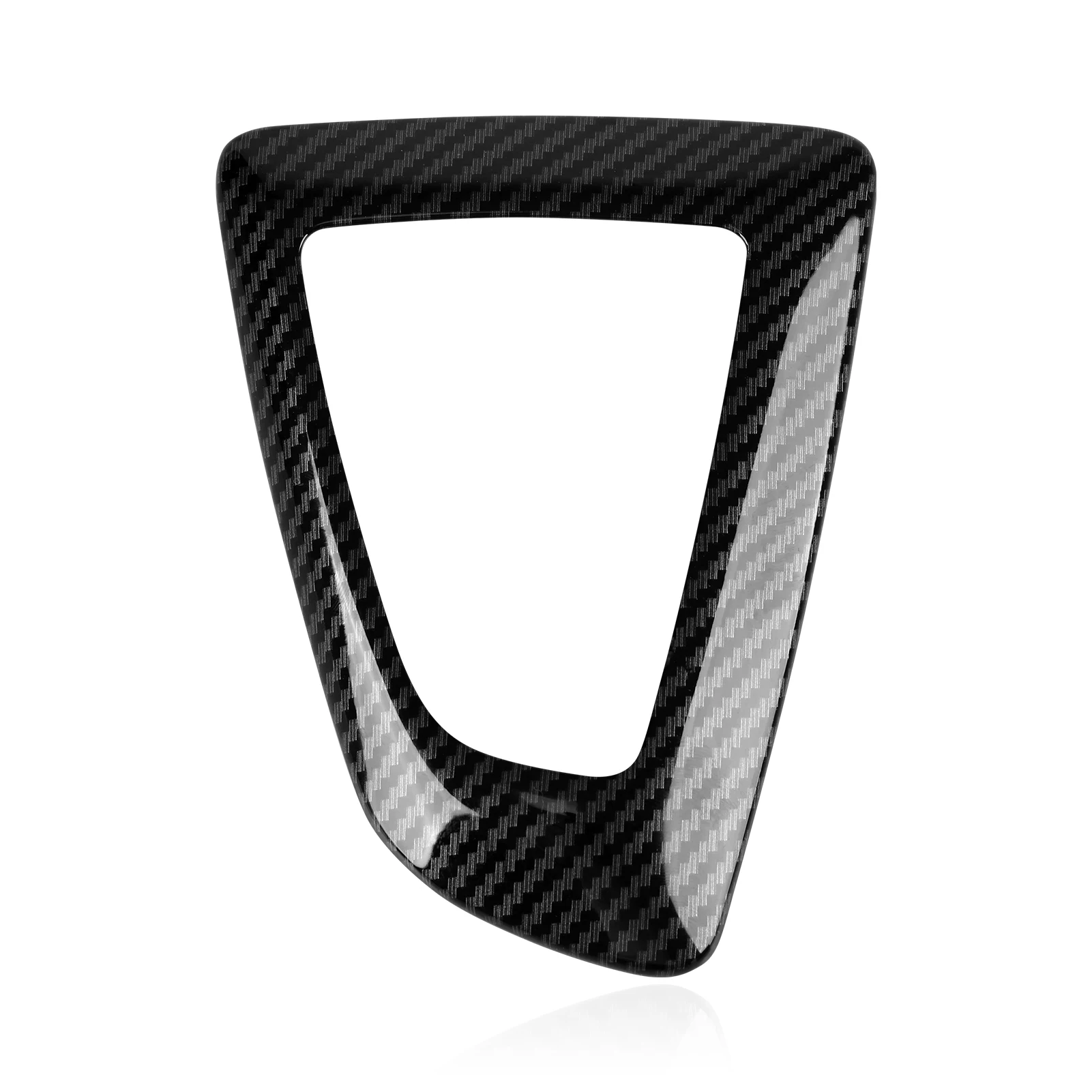 For BMW F20 F21 F22 F23 F30 F31 F32 F33 F34 3gt F35 F36 Car Center Gear Shift Head Cover ABS Trim Panel Carbon Fiber Interior view 2