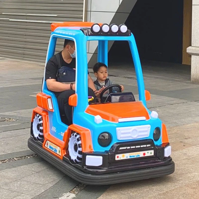 Children's Double Bumper Car Outdoor Square Stall Commercial Square Car Children's Electric Vehicle Amusement Facilities