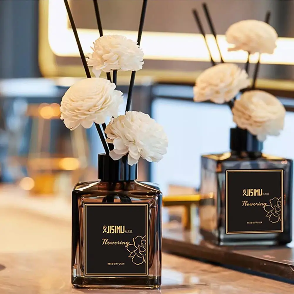 مجموعة ناشر القصب لمعطرات الهواء في الحمام، موزع زيت الياسمين المعطر مع العصي، موزع القصب الزيتي العلاجي لديكور المنزل