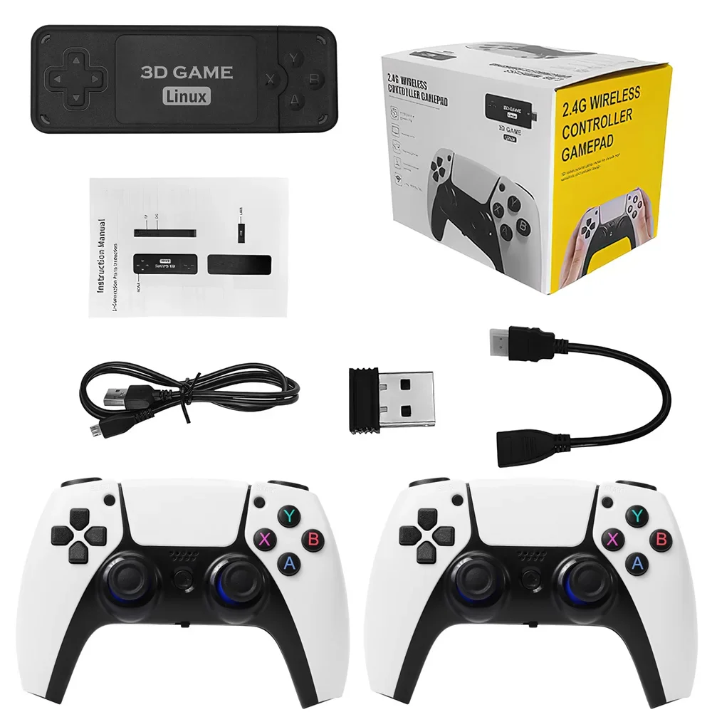 U9 PRO Game Stick HDMI High-definition 2.4G Wireless 4k TV Box Built-in 12000 Games For 167 PSP 256G Retro Video Games Console