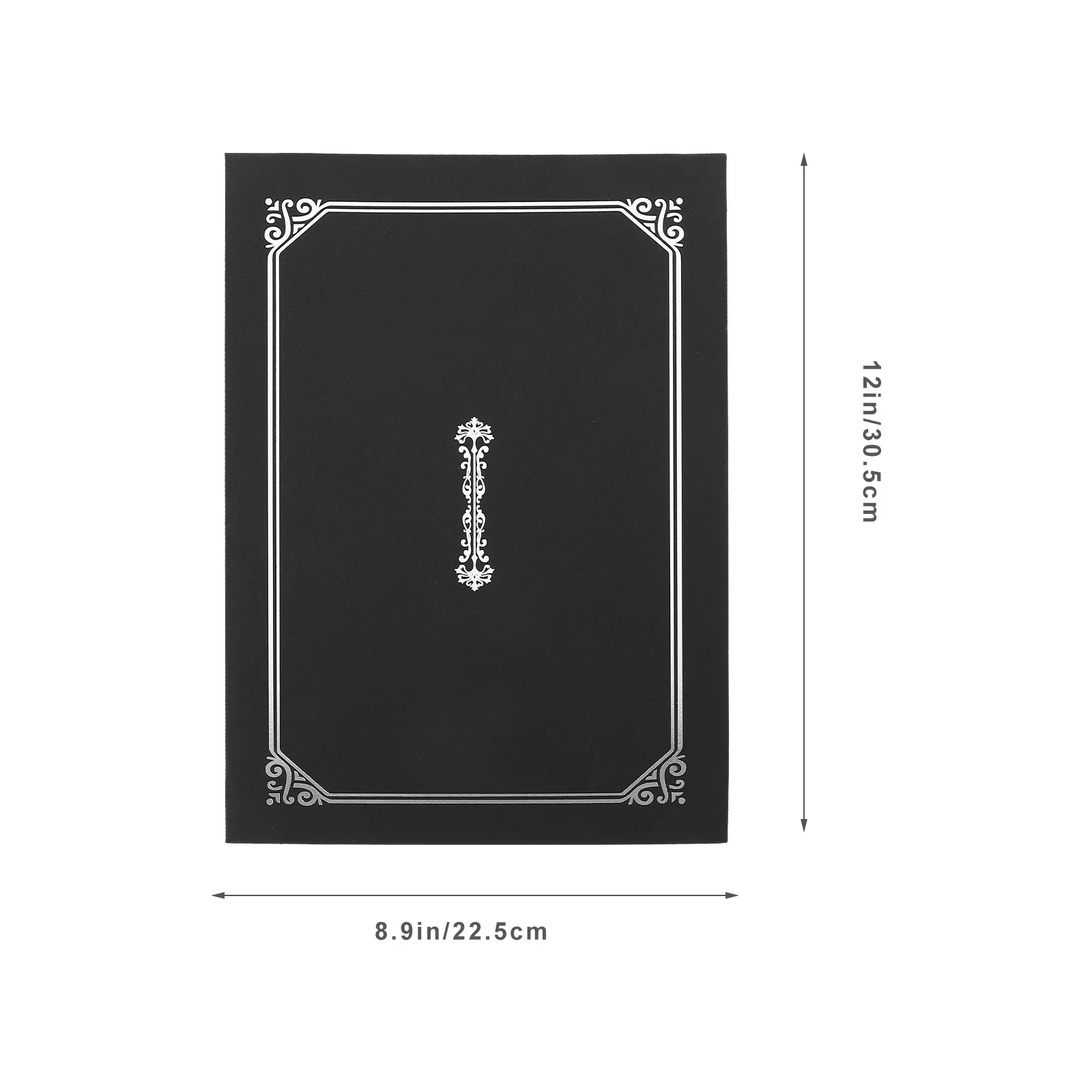 4 unidades de envelopes de certificado, suporte de papel preto, certificados, gradomas, prêmios, apresentações, suporte de certificado