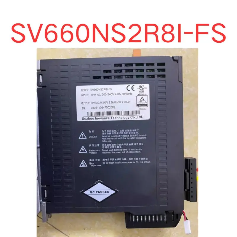 Used SV660NS2R8I-FS servo driver 400W Test OK Fast Shipping